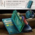 Miniatyrbillede 4 af 9: CaseMe Multi-Slot 2 i 1 Pungetui iPhone 14 Blå