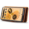 Miniatyrbild 3 av 8: DG.MING 2-in-1 Magnet Wallet Google Pixel 7 Pro Cognac