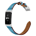 Pikkukuva 3 / 6: Aito nahkaranneke Fitbit Charge 3/4 Sininen