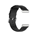 Miniatyrbillede 3 af 5: Ægte læderrem til Fitbit Versa 3/Sense - Sort