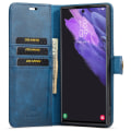 Pikkukuva 5 / 9: DG.MING 2-in-1 Magnet Plånbok Samsung Galaxy S22 Ultra Sininen