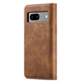 Miniatyrbild 9 av 10: DG.MING 2-in-1 Magnet Wallet Google Pixel 7a Cognac