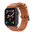 Miniatyrbild 1 av 7: Dux Ducis Läderarmband Apple Watch Series 10 42mm Cognac