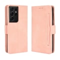Pikkukuva 6 / 6: Monikäyttöinen lompakkokotelo Samsung Galaxy S21 Ultra, vaaleanpunainen