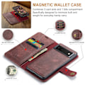 Miniatyrbild 4 av 8: DG.MING 2-in-1 Magnet Wallet Google Pixel 7 Red