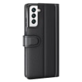 Miniatyrbillede 7 af 7: Ægte lædercover Samsung Galaxy S22 Plus Sort