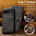 Miniatyrbild 6 av 8: DG.MING 2-in-1 Magnet Wallet Google Pixel 7 Pro Brown