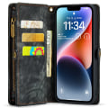 Miniatyrbillede 4 af 10: CaseMe Multi-Slot 2 i 1 Pungetui iPhone 15 Sort