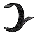 Miniatyrbillede 4 af 5: Nylonrem til Samsung Galaxy Watch 42mm/Active Sort