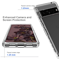 Miniatyrbild 4 av 5: 360 Full Cover Edge Case Google Pixel 7 Pro Transparent