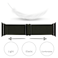 Pikkukuva 4 / 5: Elastinen Nylon-ranneke Apple Watch Series 10 42mm Vihreä