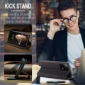 Miniatyrbillede 6 af 8: CaseMe Slim Pungetui Xiaomi 13 Sort