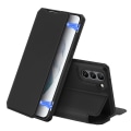 Miniatyrbild 1 av 3: Dux Ducis Skin X Fodral Läder Samsung Galaxy S21 FE Svart
