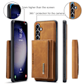 Miniatyrbillede 10 af 10: DG.MING 2 i 1 Magnetisk Kortlomme Etui Samsung Galaxy S25 Cognac