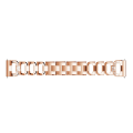 Miniatyrbild 3 av 4: Rhinestone Metallarmband Fitbit Versa/Versa 2 Rose Guld