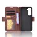 Pikkukuva 5 / 5: Monikäyttöinen lompakkokotelo Samsung Galaxy S22 Plus - Ruskea