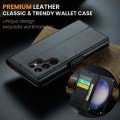 Miniatyrbild 5 av 10: CaseMe Slim Plånboksfodral RFID-skydd Samsung Galaxy S24 Ultra S