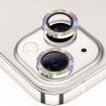 Miniatyrbillede 1 af 4: Hat Prince Glitter Linsebeskyttelse iPhone 15/15 Plus Multifarvet