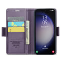 Miniatyrbild 2 av 10: CaseMe Slim Plånboksfodral RFID-skydd Samsung Galaxy S24 Lila