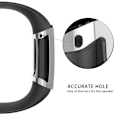 Pikkukuva 3 / 5: Fitbit Charge 3/4:lle tarkoitettu hopeanvärinen TPU-kotelo