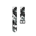 Miniatyrbild 4 av 4: Silikonarmband Fitbit Versa/Versa 2 Kamouflage Svart