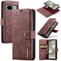 Miniatyrbild 1 av 10: DG.MING 2-in-1 Magnet Wallet Google Pixel 7a Red