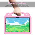 Pikkukuva 8 / 8: Kestävä EVA-kuori Samsung Galaxy Tab A8 10.5 -jalustalla - Pinkki