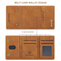 Miniatyrbild 10 av 10: DG.MING 2 in 1 Magnetic Card Slot Case iPhone 15 Pro Max Cognac
