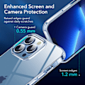 Pikkukuva 5 / 8: ESR Project Zero -kuori iPhone 13 Prolle, läpinäkyvä