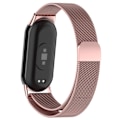Miniatyrbillede 2 af 6: Milanese Loop Armbånd Xiaomi Mi Band 9 Rosa