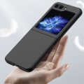 Pikkukuva 4 / 5: Kuminen kova kuori Samsung Galaxy Z Flip 5:lle, musta