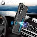 Miniatyrbillede 6 af 7: Armor Card Case Galaxy S25 Sort