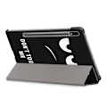 Miniatyrbild 8 av 10: Samsung Galaxy Tab S7 Plus/S8 Plus Fodral Tri-fold Don't Touch M
