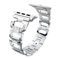 Pikkukuva 3 / 4: Rhinestone-metallrem för Apple Watch 38/40/41 mm Silver