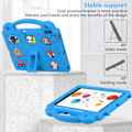 Miniatyrbillede 2 af 7: Stødsikkert EVA-cover til iPad 10.2 9. generation (2021) Kickstand Blå