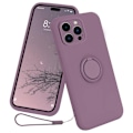 Miniatyrbillede 1 af 5: iPhone 16 Pro Max Skal Med Ringholder Lilla