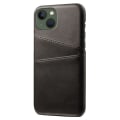 Miniatyrbillede 2 af 4: Lædercover med kortholder iPhone 15 Plus Sort