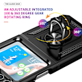 Miniatyrbillede 3 af 8: Hybridskal Samsung Galaxy Z Flip 5 Ringholder Sort