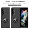 Miniatyrbillede 5 af 8: Samsung Galaxy Z Fold 4 Cover med Magnetisk Ringholder Sort