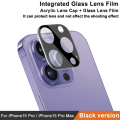 Miniatyrbillede 4 af 6: Imak Hærdet Glas Linsebeskyttelse iPhone 15 Pro/iPhone 15 Pro Max Sort