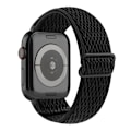 Miniatyrbillede 2 af 3: Vævet Nylonarmbånd Apple Watch Series 10 46mm Sort