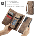 Pikkukuva 9 / 10: CaseMe Multi-Slot 2-in-1 Lompakko Kotelo Galaxy S25 Ruskea