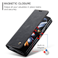 Miniatyrbillede 6 af 8: CaseMe Slim Pungetui Samsung Galaxy Z Fold 4 Sort