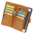 Pikkukuva 3 / 4: Lompakkokotelo Nahka Multi-Slot iPhone 7/8/SE Cognac