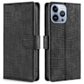 Miniatyrbillede 1 af 7: iPhone 14 Pro Max Etui Krokodillemønster Sort