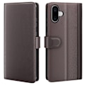 Pikkukuva 1 / 8: Aito nahkakotelo iPhone 16 Ruskea