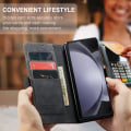 Miniatyrbillede 5 af 9: CaseMe Slim Pungetui Samsung Galaxy Z Fold 5 Sort