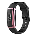 Pikkukuva 5 / 5: Fitbit Inspire 3:lle tarkoitettu läpinäkyvä TPU-kuori, jossa on vaaleanpunainen kehys
