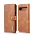 Miniatyrbillede 8 af 8: DG.MING 2-i-1 Magnet Pung Samsung Galaxy S10 Cognac
