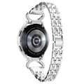 Miniatyrbillede 1 af 4: Dual Rhinestone Armbånd Samsung Galaxy Watch 7 40mm Sølv